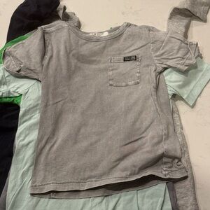 H&M Light Gray Kids Tee with Pocket